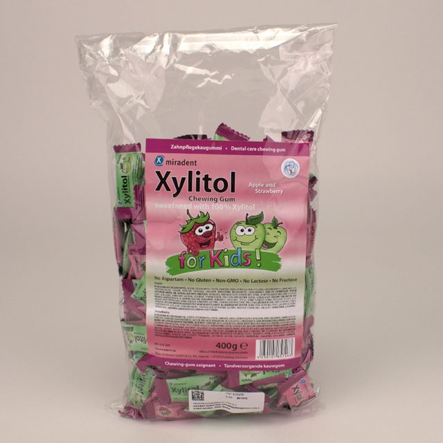 miradent Xylitol Gum Kids 2er sort.200St