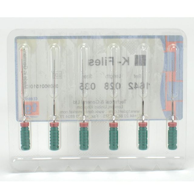 tg K-Files 28mm Size 035 6pcs