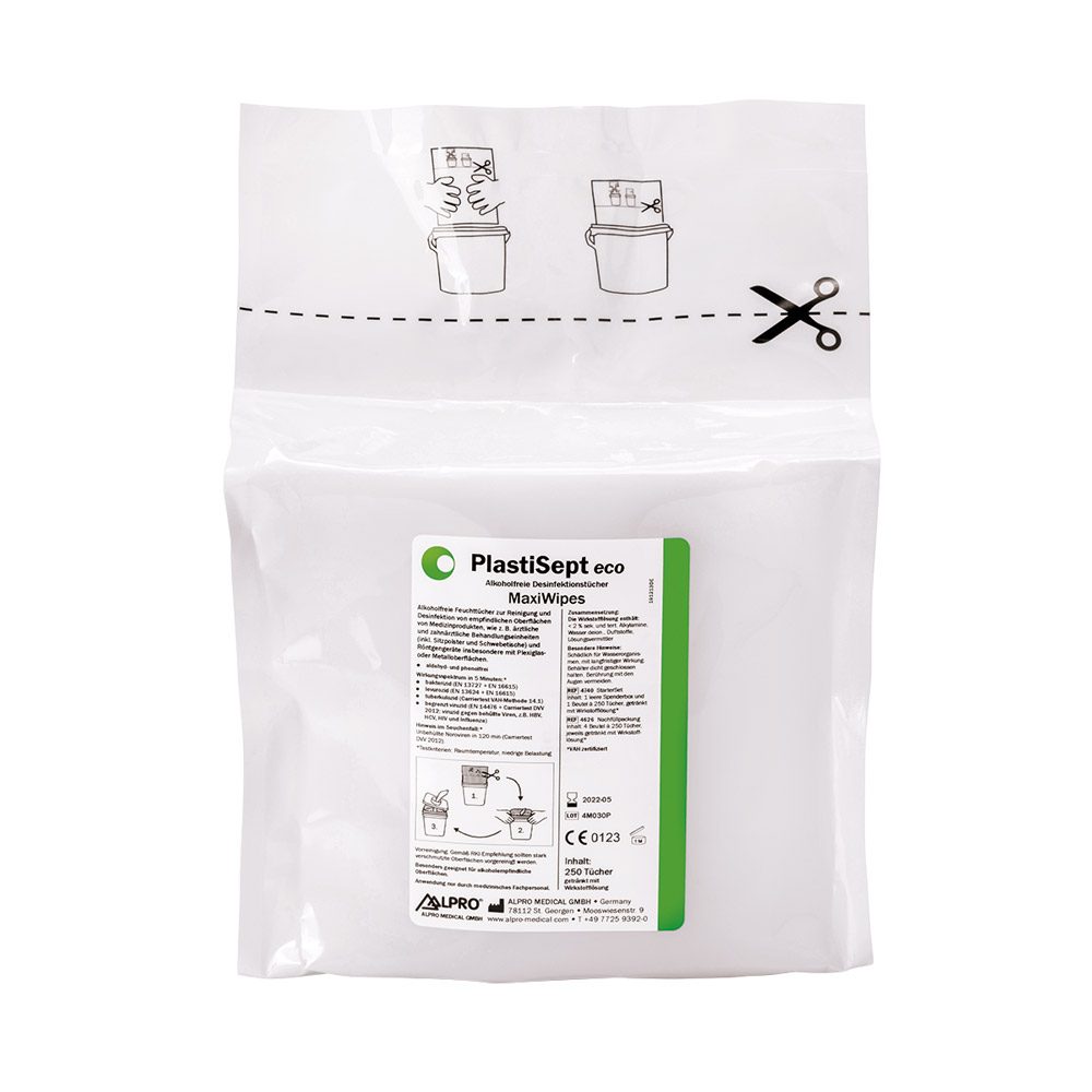 PlastiSept eco MaxiWipes, 4 x 250 Tücher
