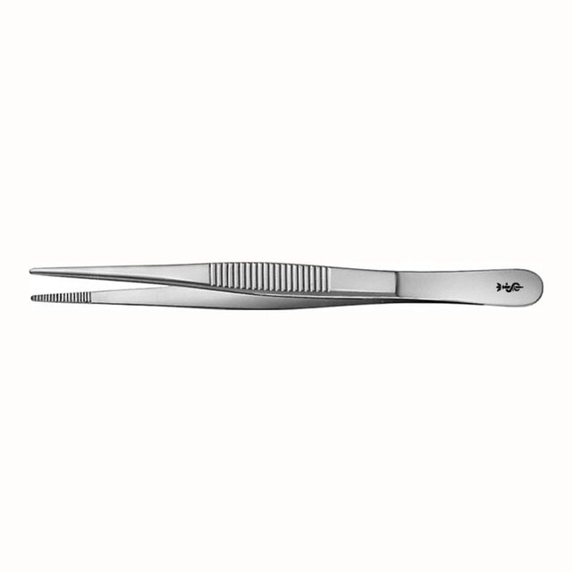 Klebebracketpinzette 140mm gebogen  St