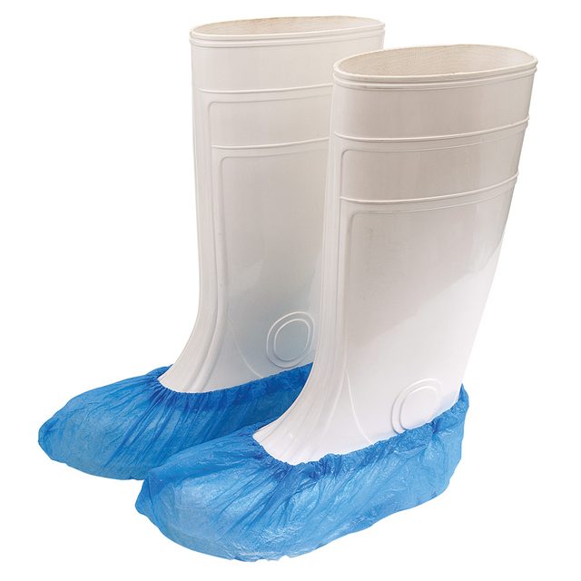 Überschuhe CPE blau 35 my, 2000 Stück