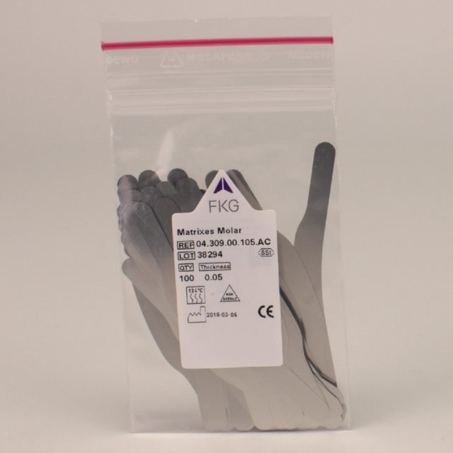 Matrizen FKG 309T Stahl 0,05  100St