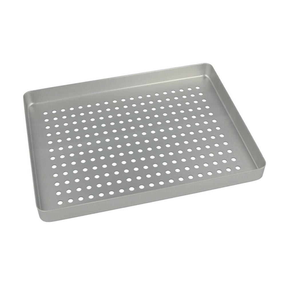 Mini-Tray Boden gelocht silber St