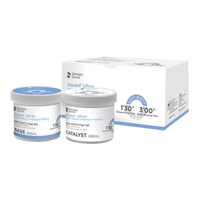 Aquasil Ultra+ Soft Putty Fast Set, 2 x 450 ml