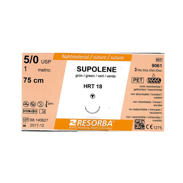 Supolene grün gefl. 6/0 DRT12  3Dtz