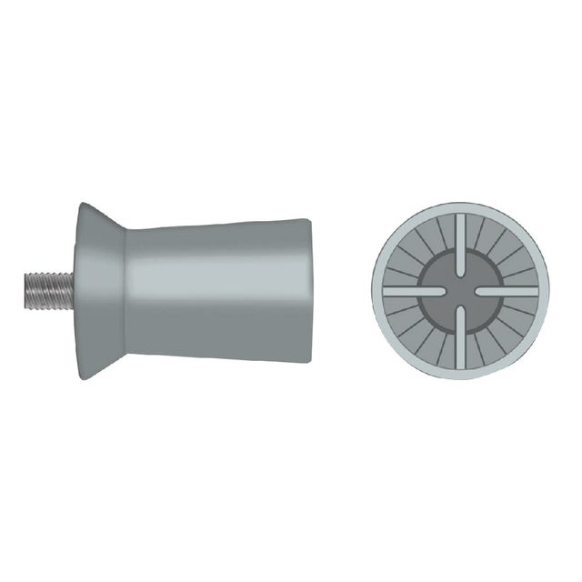 Prophy-Cup Screw-Type 9001 hellgrau, 120 Stück