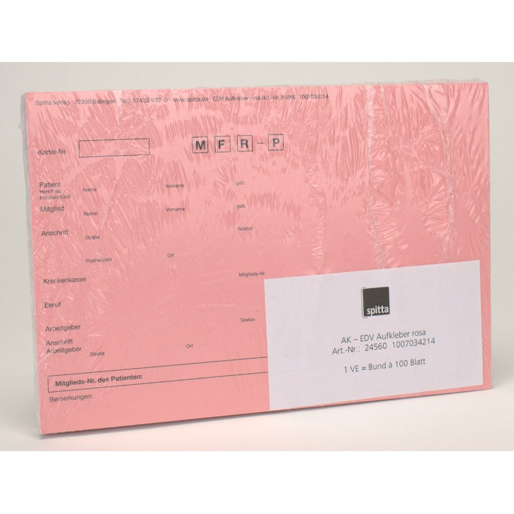 Anschriftaufkleber rosa 560 100St
