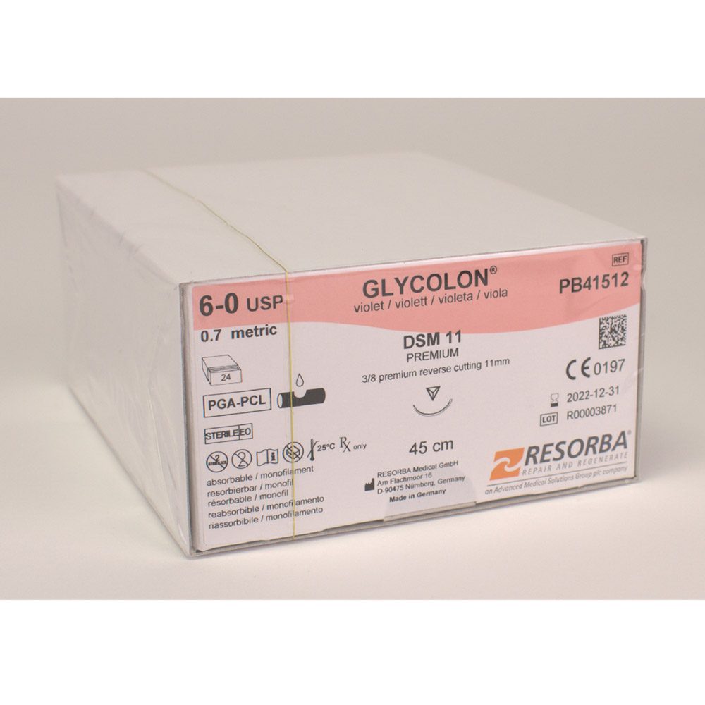 Glycolon violett 6/0 DSM11 2Dtz