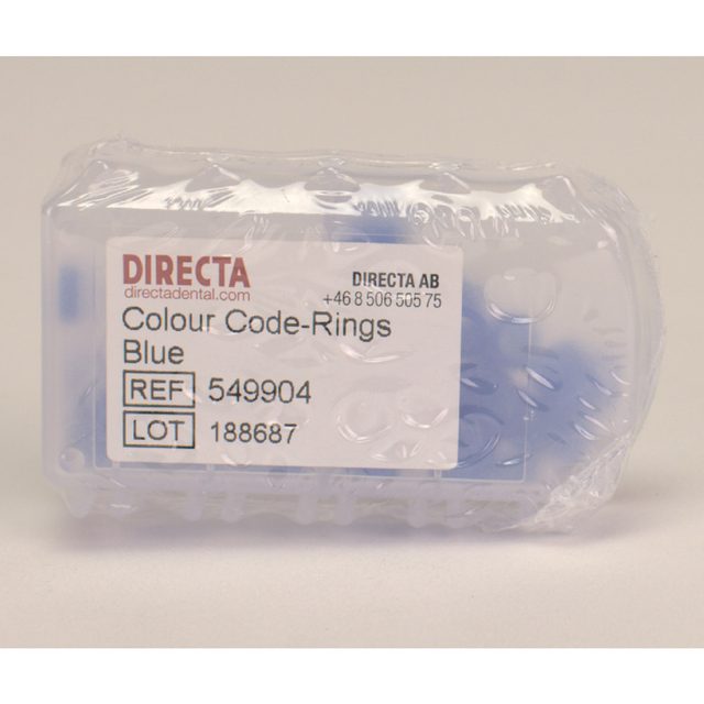 Colour Code-Rings blau 50St