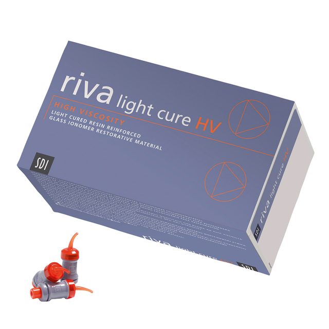 Riva light cure HV A3 yellow, 50 Kapseln