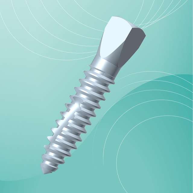 HI-TEC TRX-TP Implantat, Titanimplantat, transgingival, zweiteilig