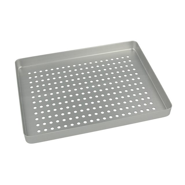 Mini-Tray Boden gelocht silber St
