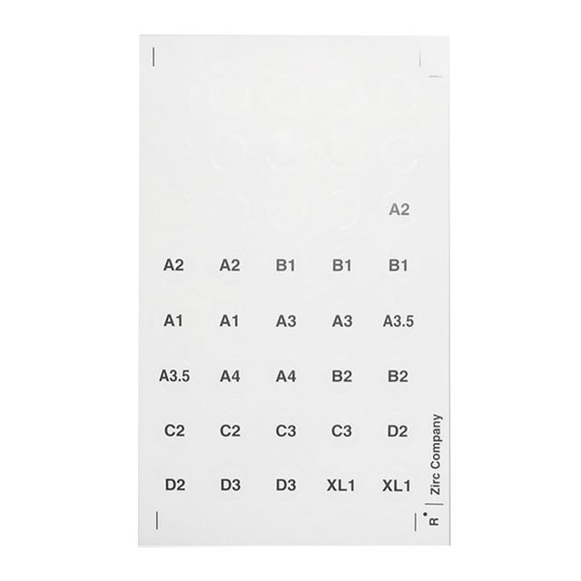 Zirc Farbaufkleber f. Compositwanne 2St