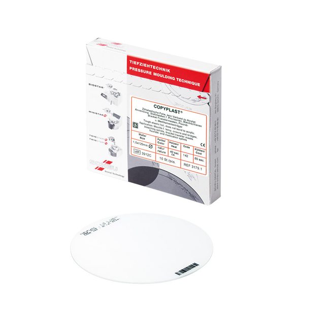 Copyplast Tiefziehfolie 125 x 1,0 mm, 10 Stück