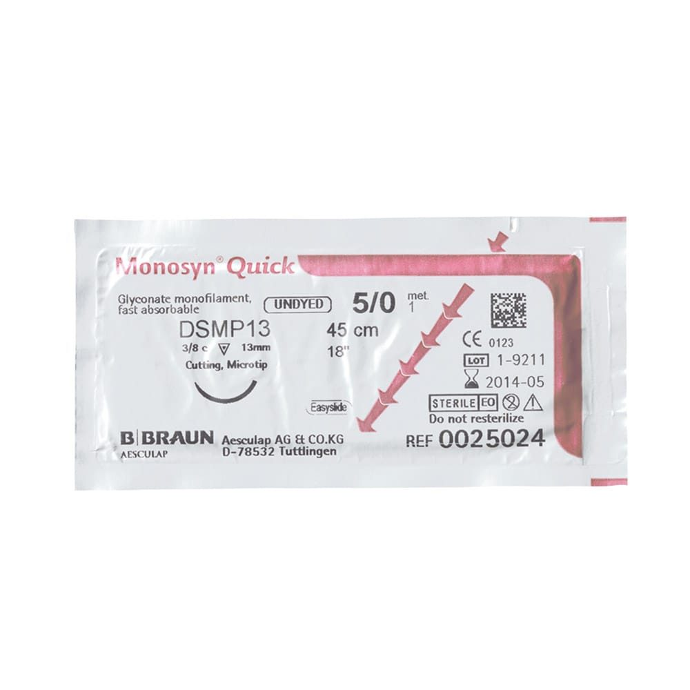 Silkam schwarz KF 2 3/0 5X45 cm, 36 Stück