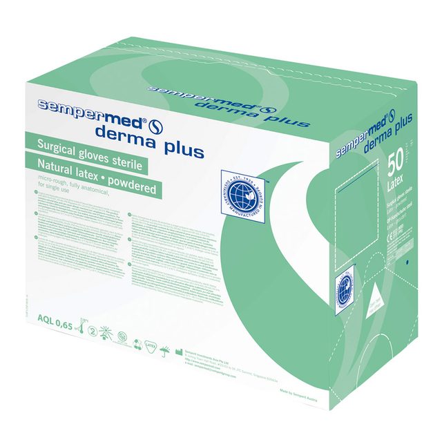 Sempermed Derma plus weiss 6 50Paar