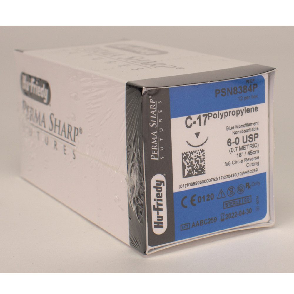Nahtmaterial Polypropy.6-0 PSN8384P Dtz