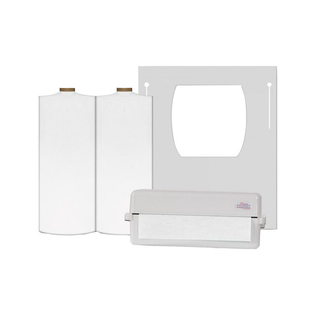 Lochtuch Thermolax 60x60 weiss std.40St