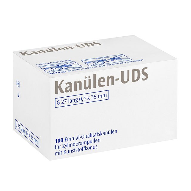 UDS-Kanülen G27 lang 0,4x35 grau 100St