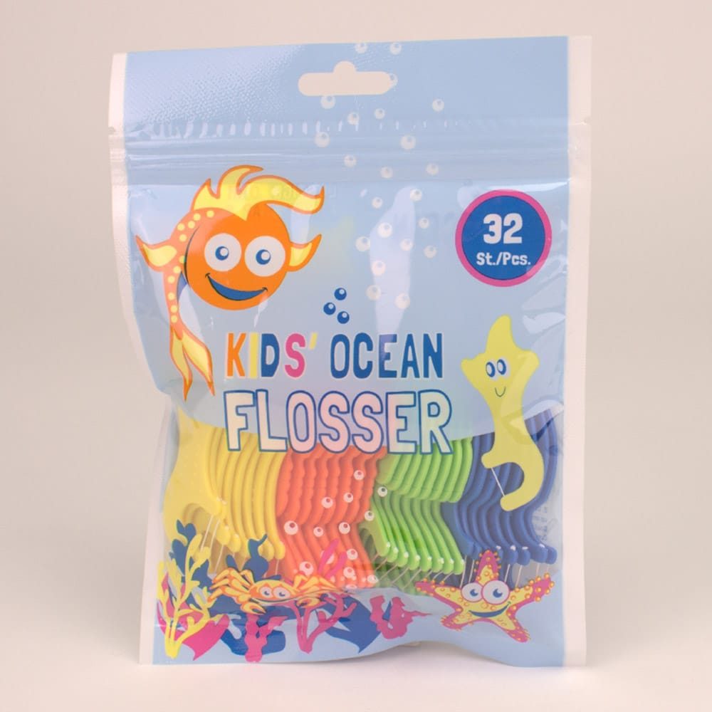Kids Ocean Flosser Zahnseidehalter 32St