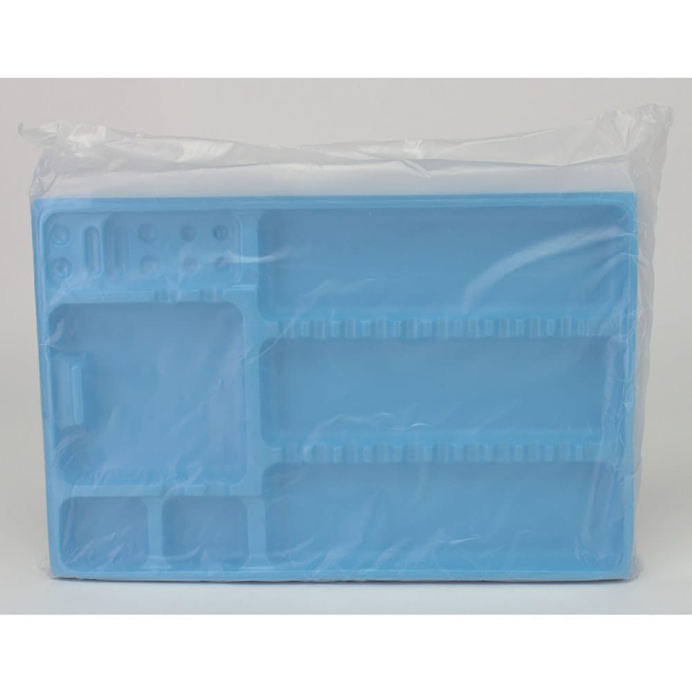 Disposable Plast.Tray blue 18x28cm 400St