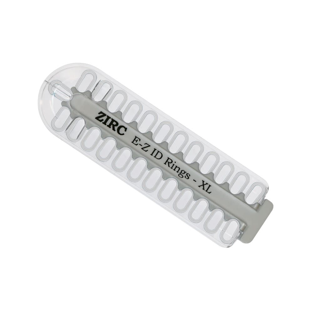 EZ-ID Markierungsringe Xgross weiss 25St
