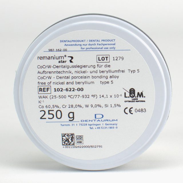 Remanium-Star CoCr-Aufbrennleg.250G