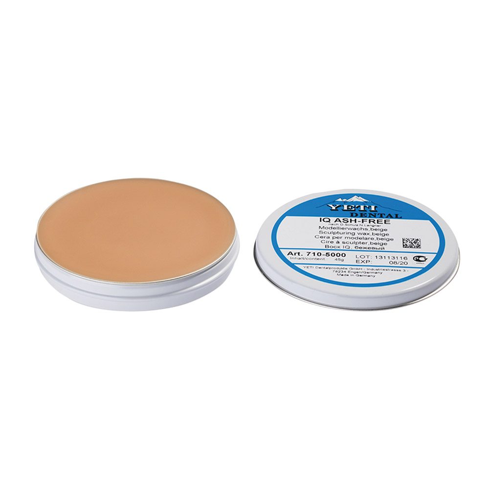 IQ Modellierwachs ash-free beige, 45 g