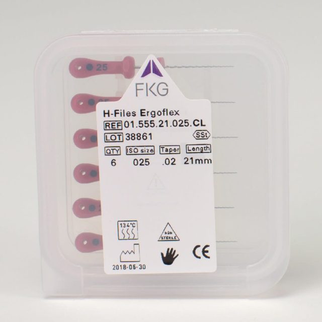 H-Feile Ergoflex 555-25 21mm  6St