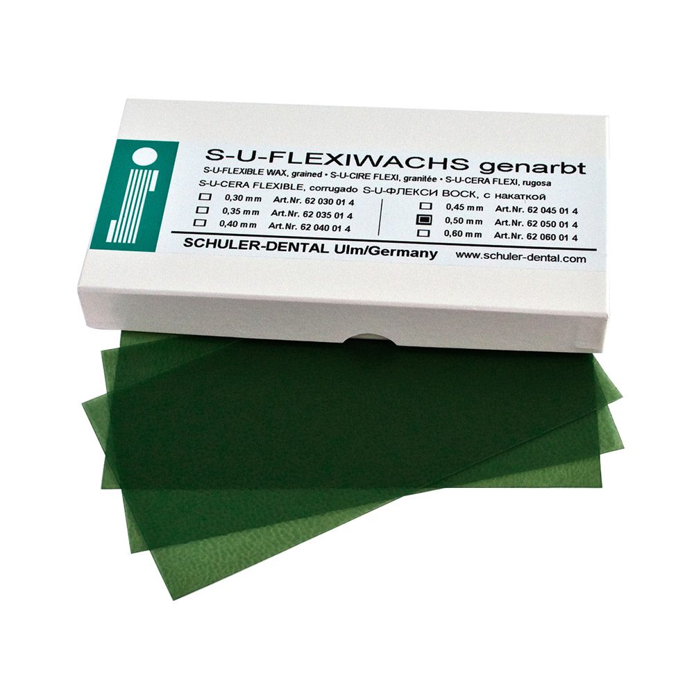 Flexiwachs genarbt 0,50mm S-U 15Tafeln