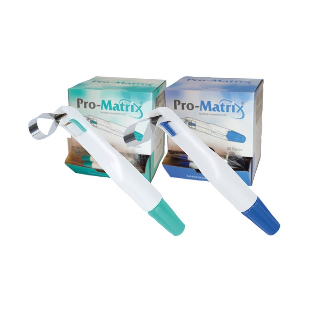 Pro-Matrix 4,5 mm schmal gebogen gelb, 50 Stück