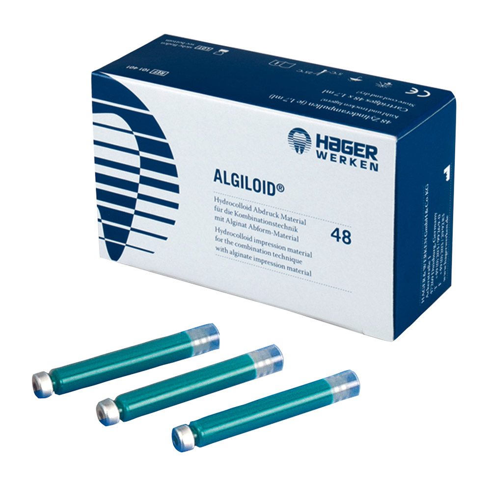 Algiloid Zylinderampullen, 48 Stück