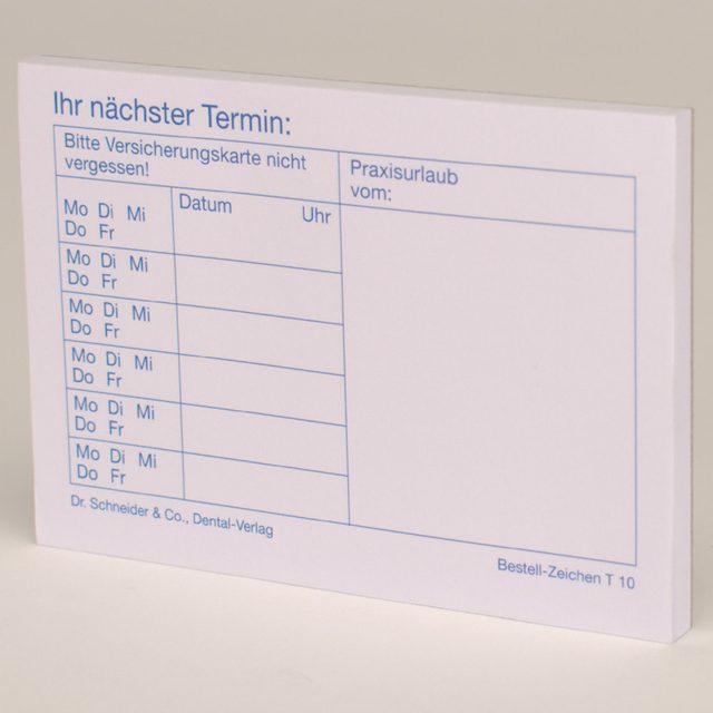Terminblock T10     St