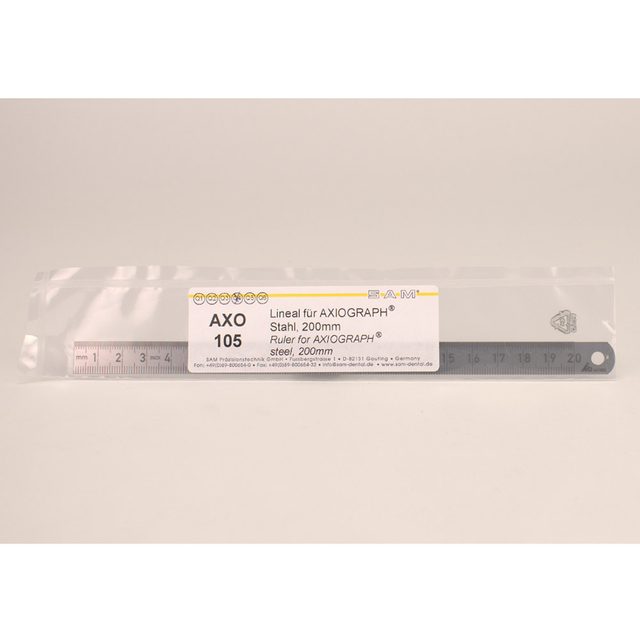Stahllineal 200mm SAM  St