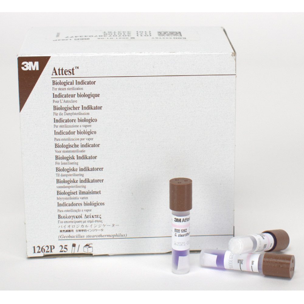 Attest Indikator-Ampullen Dampf, 25 Stück
