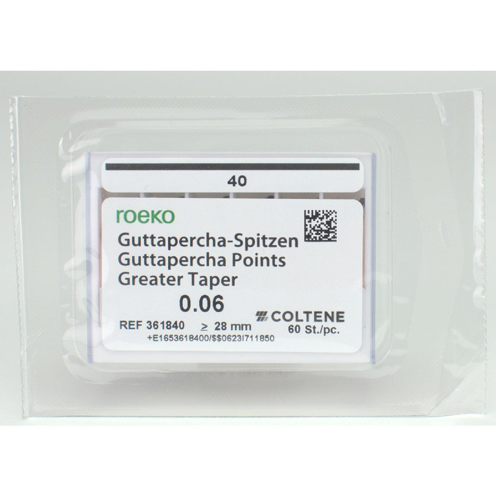 Guttaperchasp. Greater Taper 6/40 Pa
