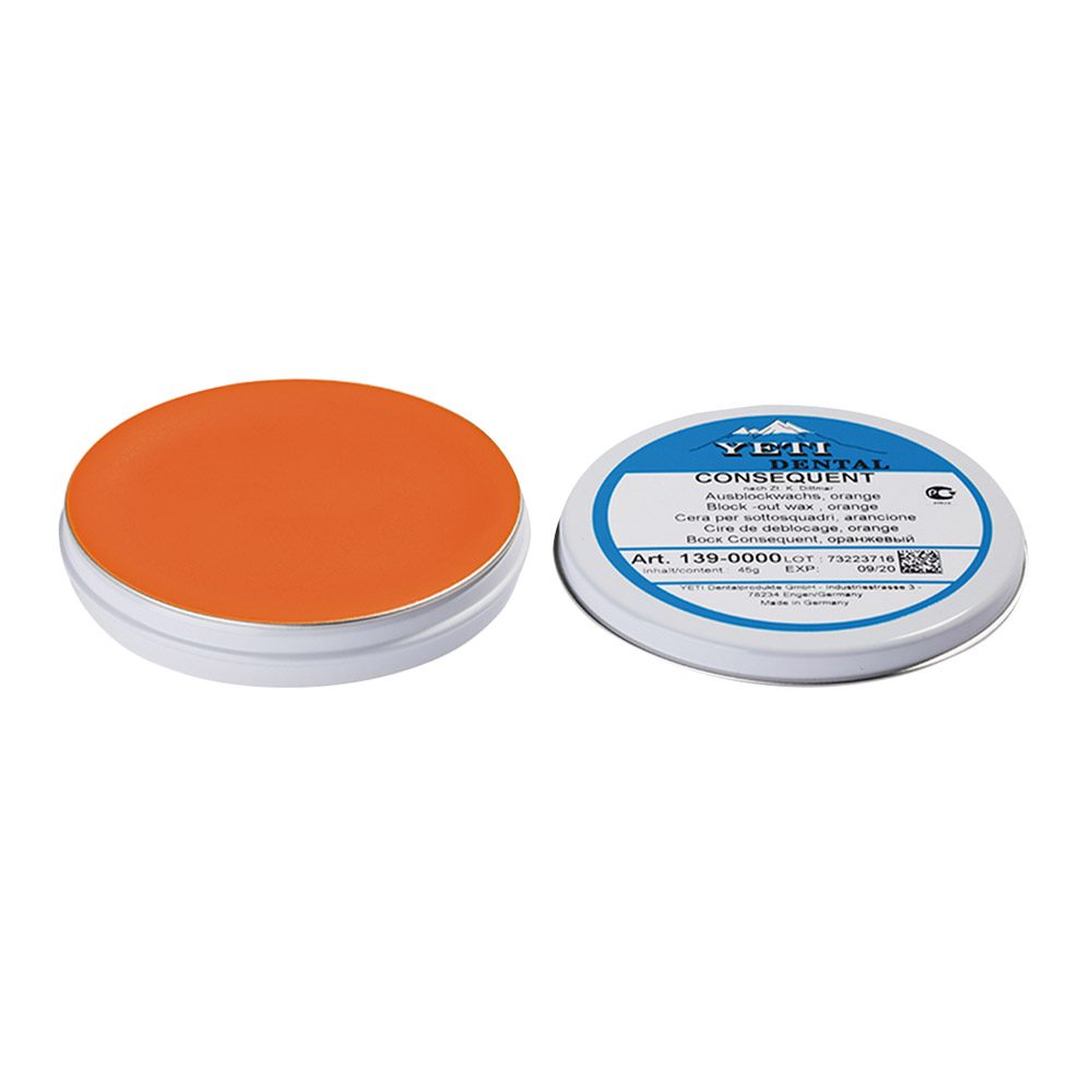 Consequent Ausblockwachs oran. 45g