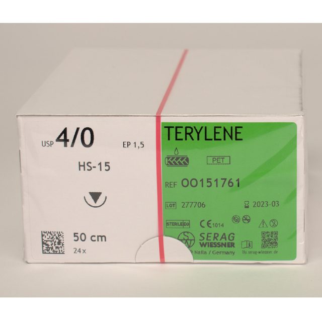 Terylene grün 4/0 HS-15 0,5 2Dtz