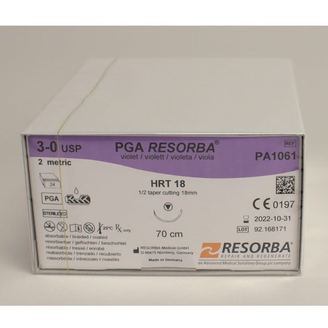 Resorba PGA violett 3/0 HRT18 2Dtz