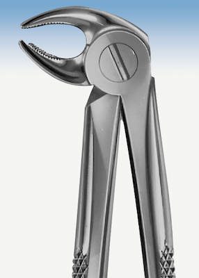 Zahnzange Anatomica Büchs Figur 13 UK Frontzahn + Prämolar, Stück