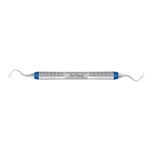Kürette Gracey Mini Five 17-18 distal Griff 7 blau, Stück