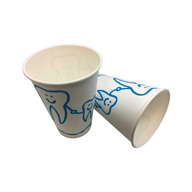 Mundspülbecher Papier Zahn weiss   2000St