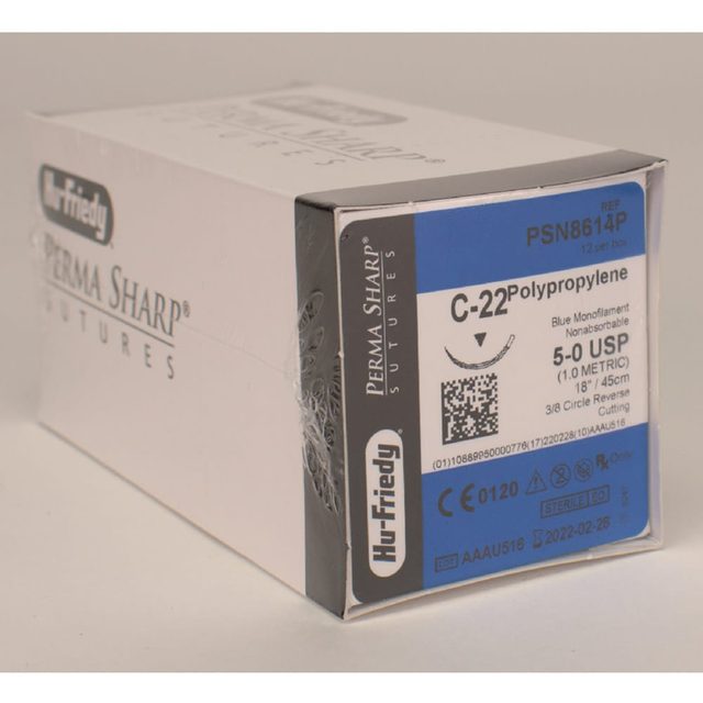 Nahtmaterial Polypropy.5-0 PSN8614P Dtz