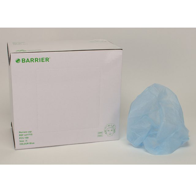 Barrier OP-Haube Annie blau M  150St