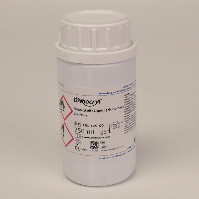 Orthocryl Flüssig blau 250ml