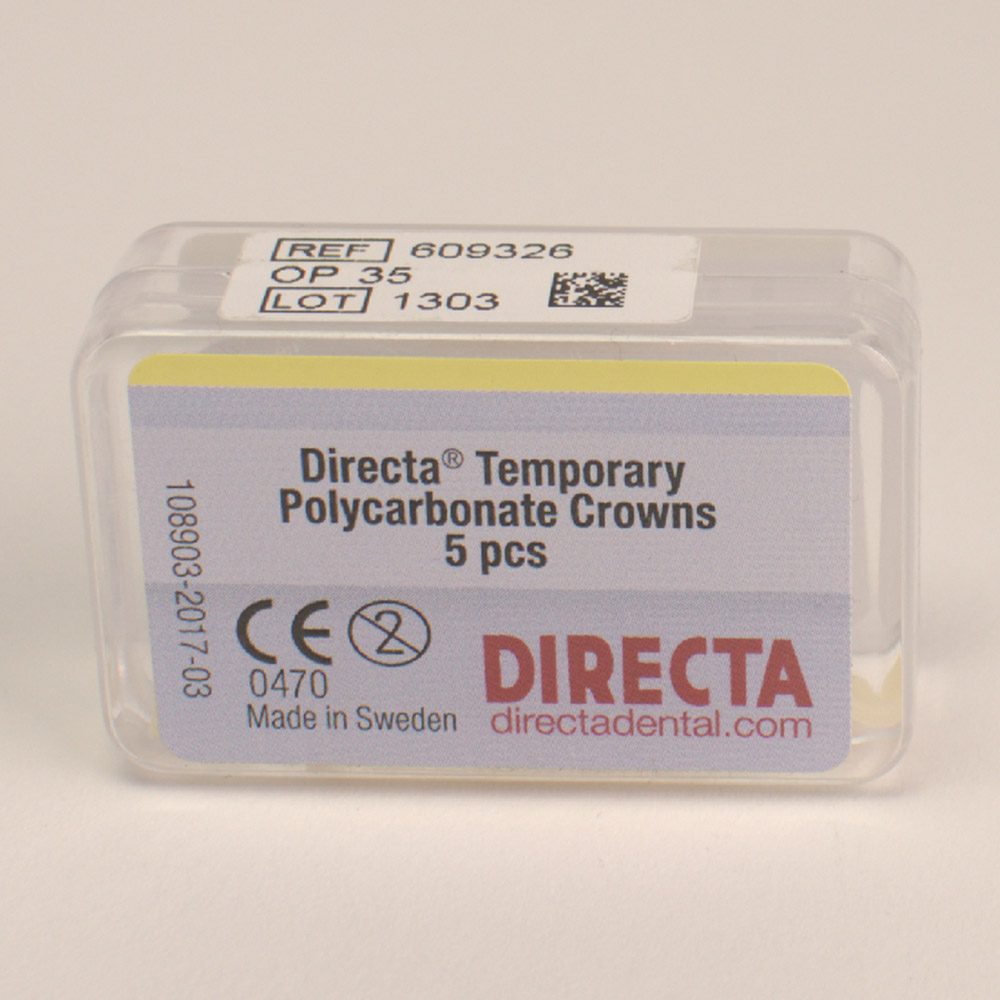 Directa-Kronen transluzent Nr. 35, 5 Stück
