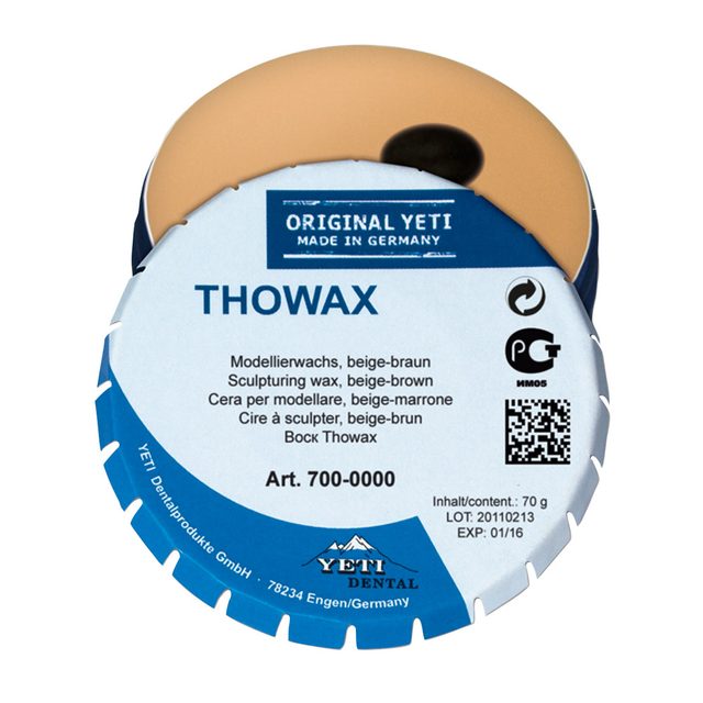 Thowax Modellierwachs beige-braun, 70 g