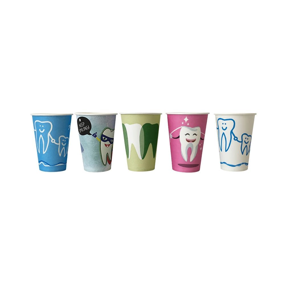 Mundspülbecher Papier Motiv Mix  2000St