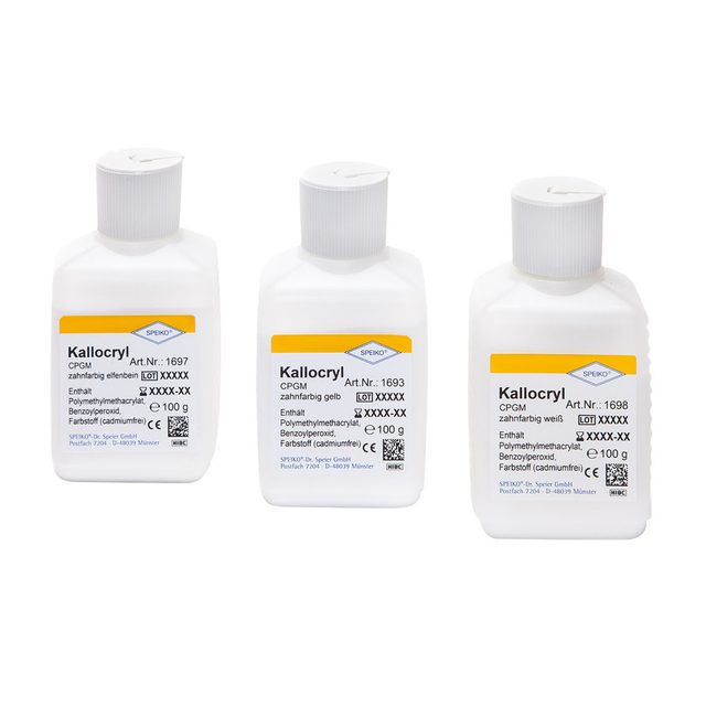 Kallocryl CPGM Pulver gelb, 100 g