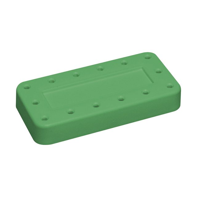 Bur Block 14-Loch magnetisch grün, Stück